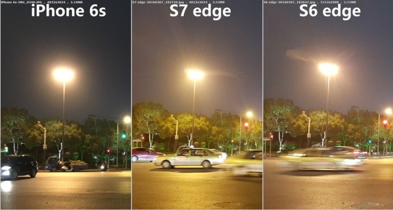 Not as good as expected, Samsung S7 edge/S6 cross edge/iPhone 6s camera review